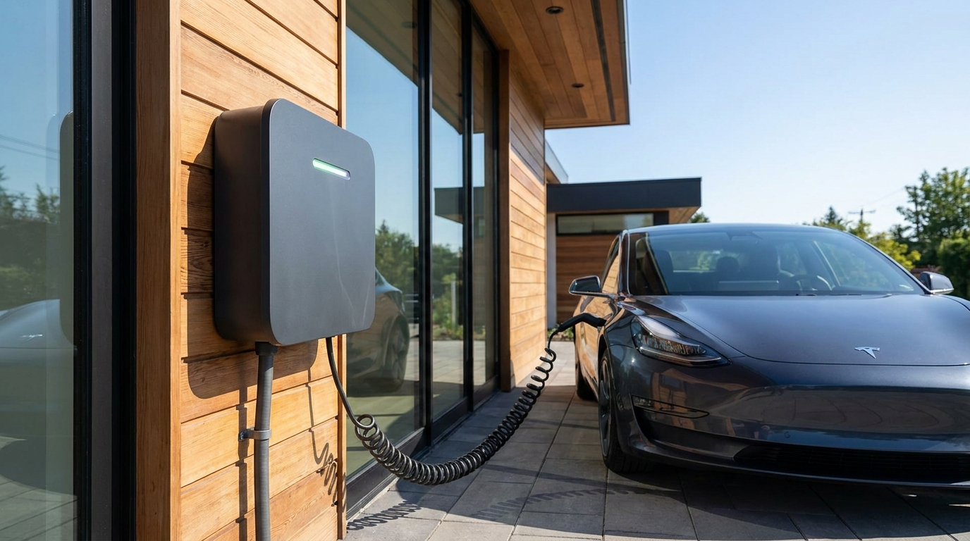 Jry Electrical and Security EV charge point installation