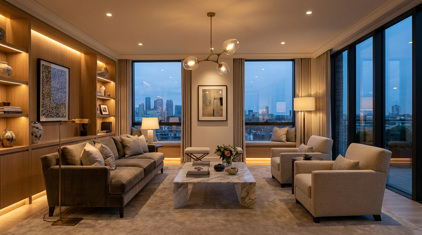 Jry Electrical and Security electrician fitting modern lighting